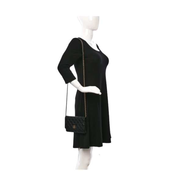 Chanel Quilted Lambskin Wallet on Chain - EUC - Picture 3 of 10